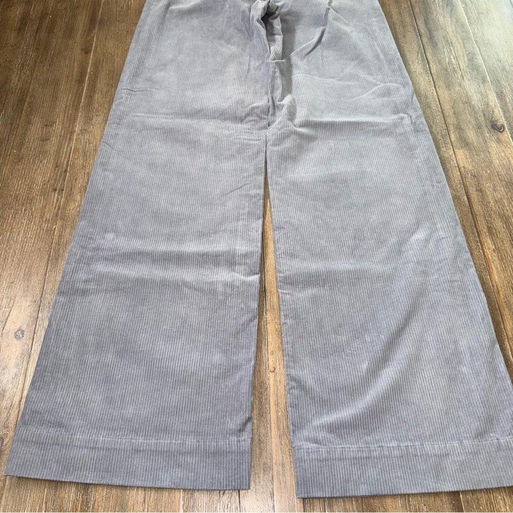 AG Adriano Goldschmied Tailored Deven High Rise Ultra Wide Leg Corduroy Trousers - Picture 14 of 14